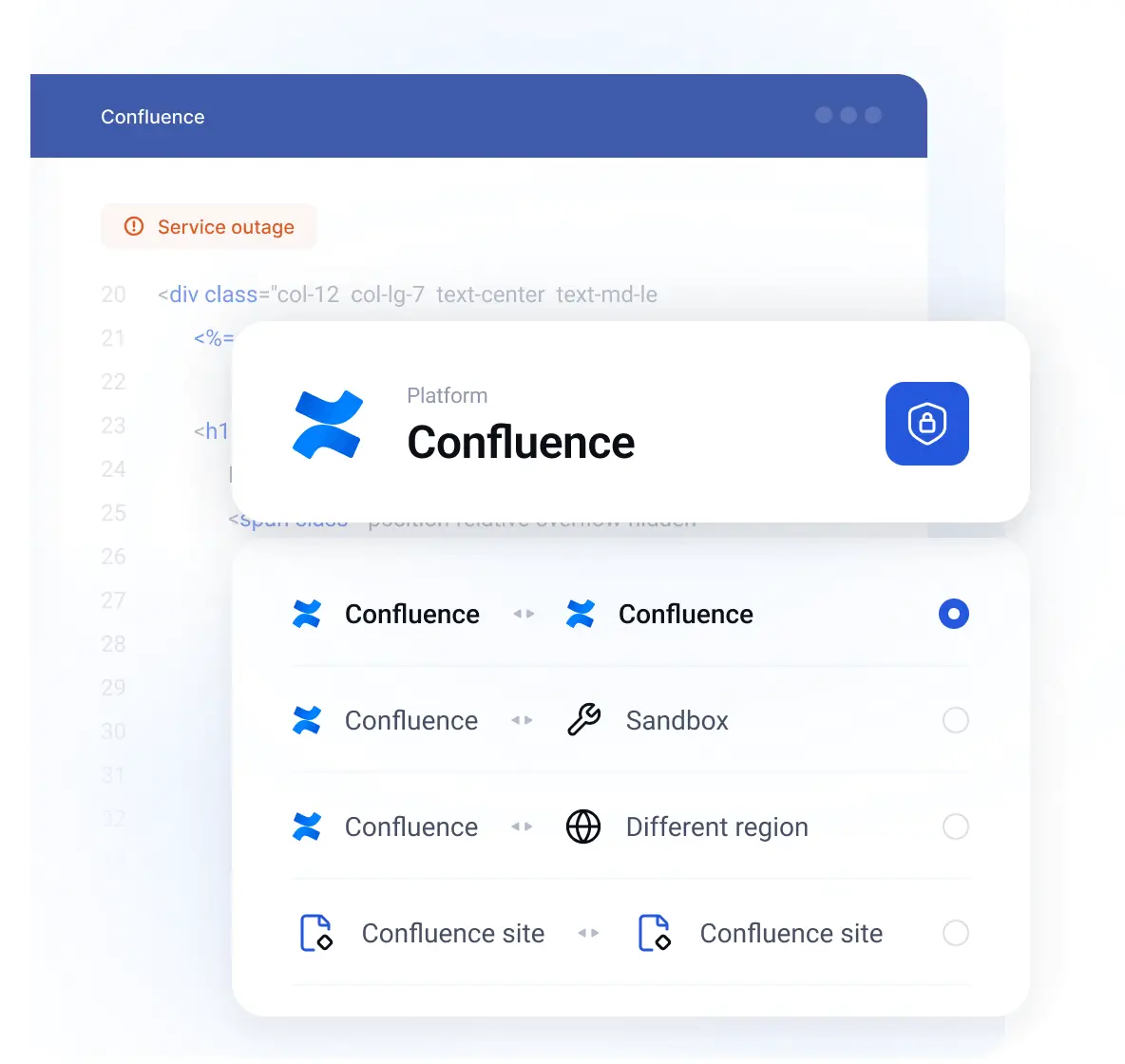 Confluence data migration and sandboxing
