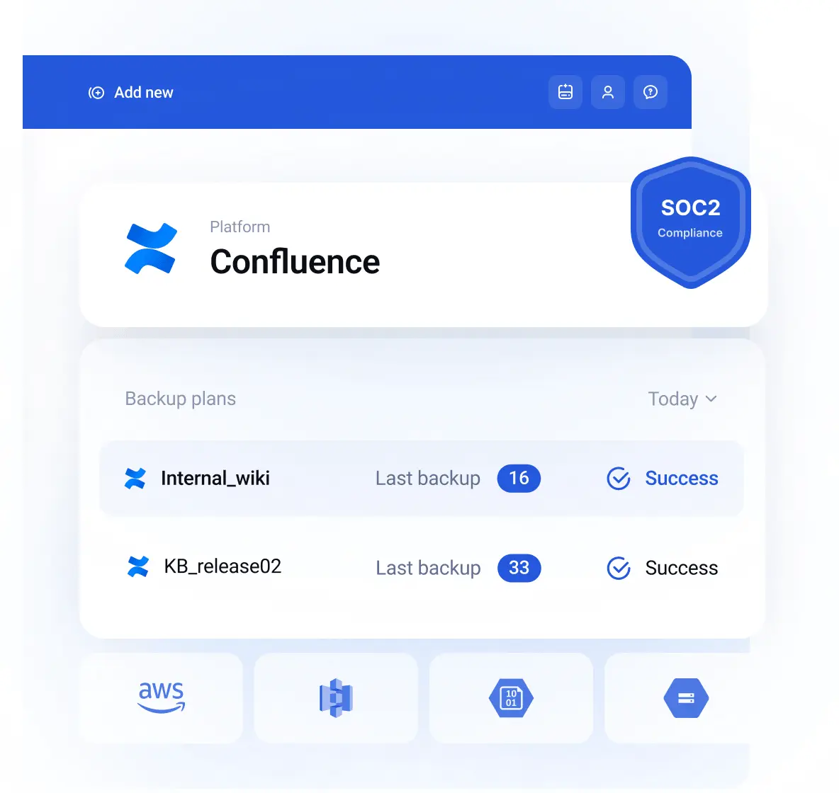 All-in-One Confluence data protection platform