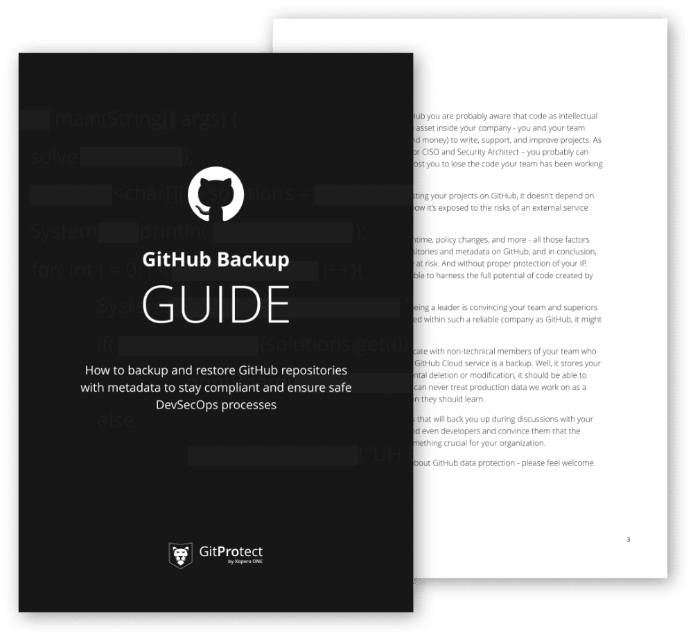Git backup guide cover