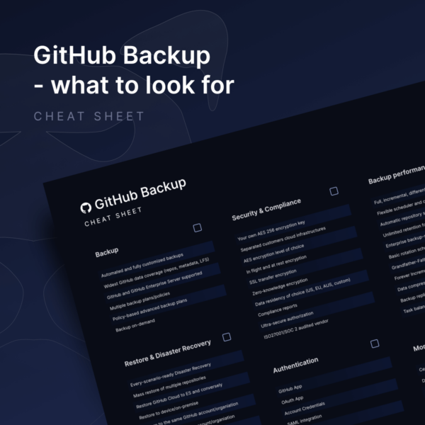 GitHub Backup Best Practices - Blog | GitProtect.io