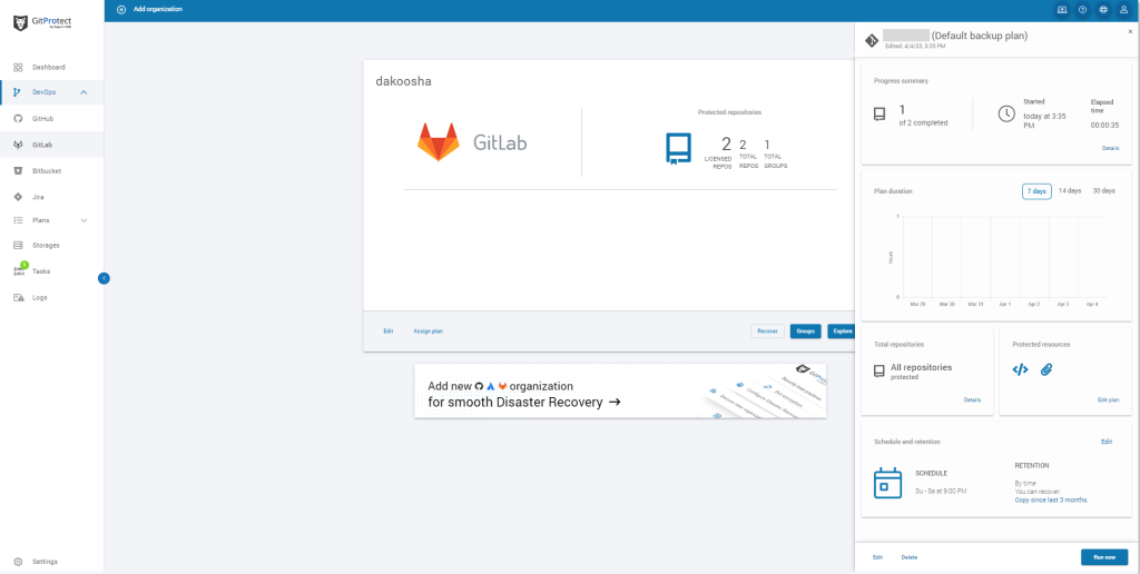 GitLab backup 3