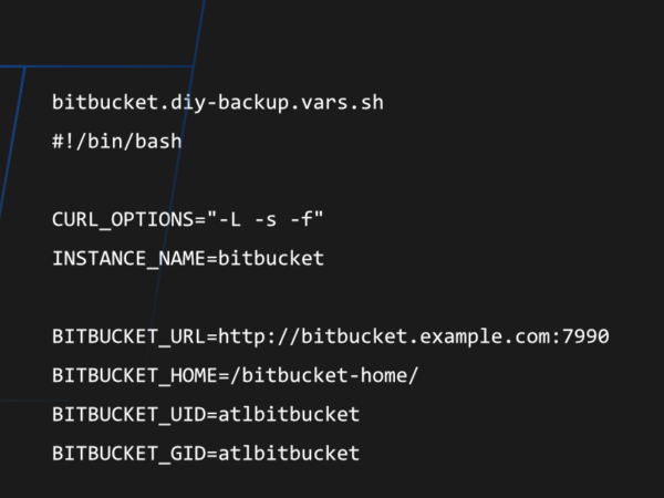 Bitbucket DIY Backup