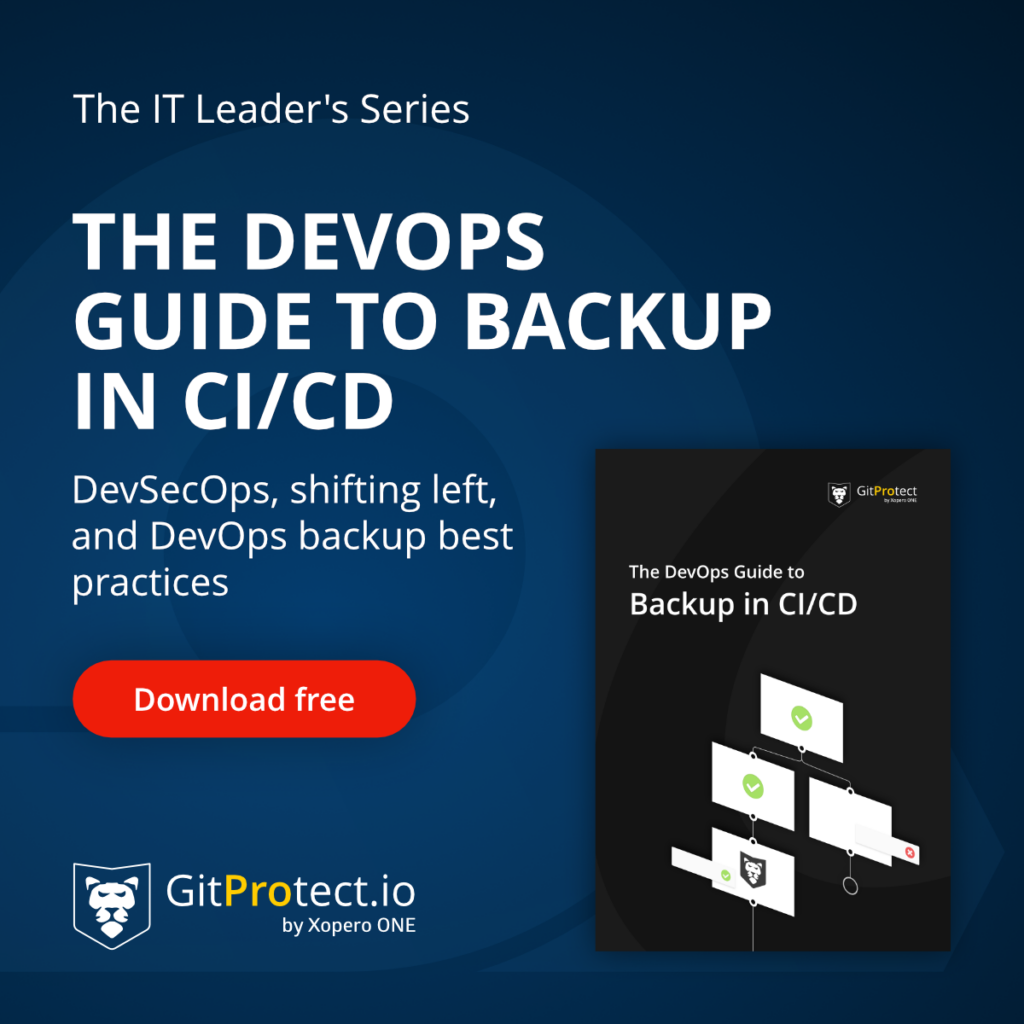 The DevOps Guide to backup in CI/CD