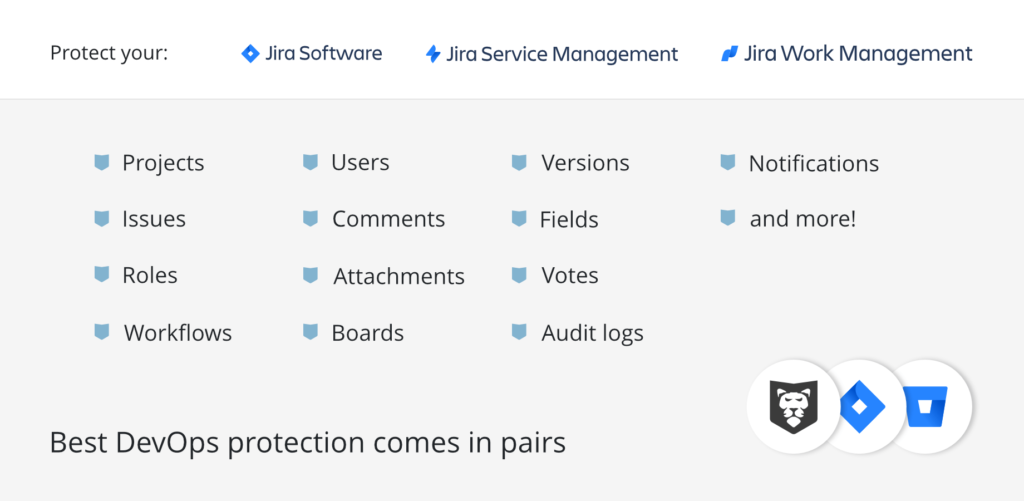 GitProtect backup for Jira
