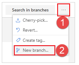 restore deleted branch in Azure DevOps 2