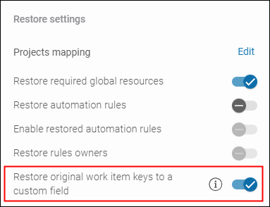 Restore original work item keys in Jira with GitProtect