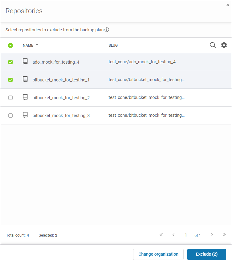 Release 2.4.0: Enhanced repository exclusion mechanism.