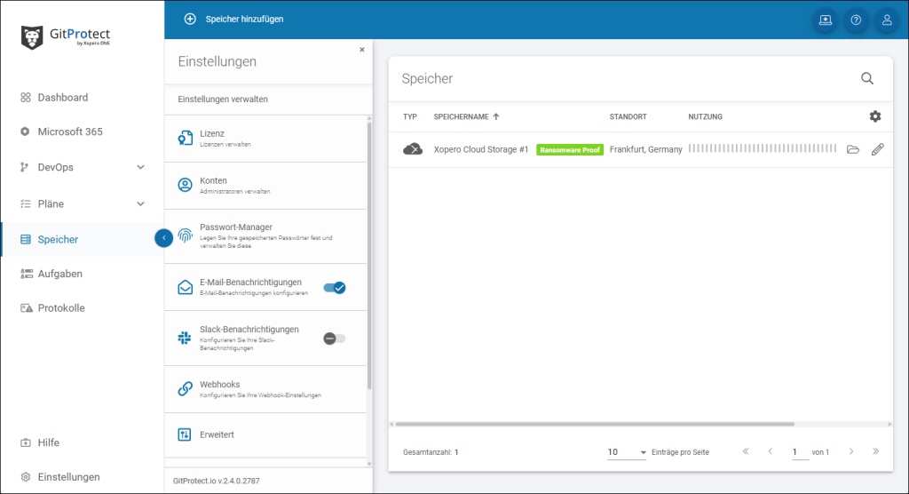 Release 2.4.0: German language support.