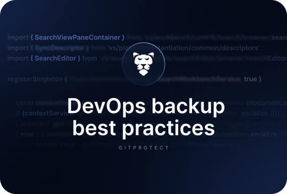 DevOps data protection best practices