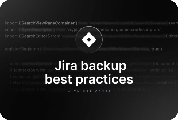 Jira backup best practices